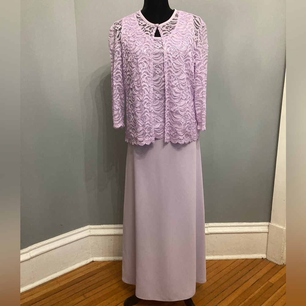 Worn Once Mauve Mother-of-the-Bride/Groom 3-Piece Skirt, Top & Jacket, sz 10/12